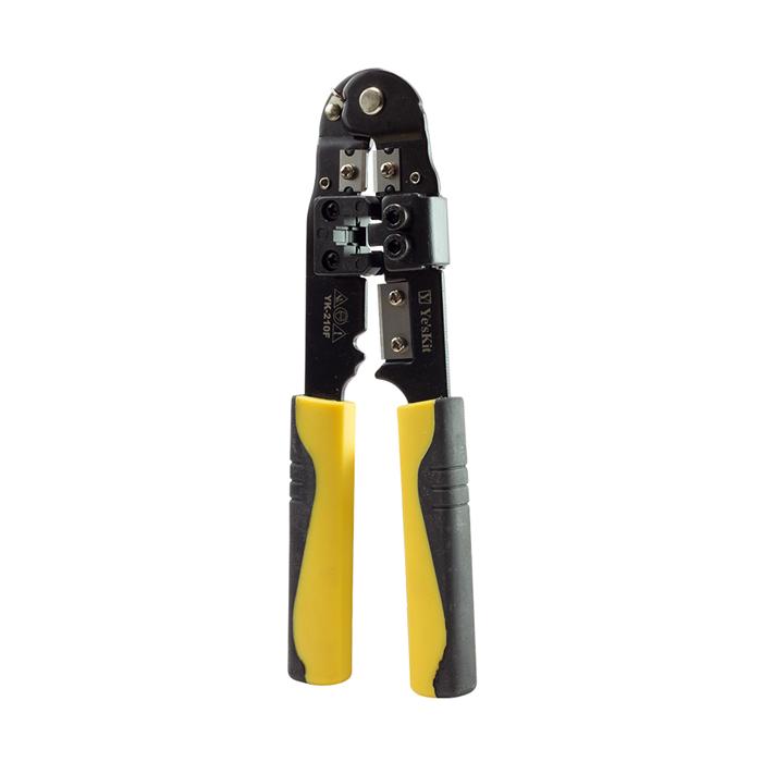 POWERMASTER YK-210F RJ45 CAT5E/CAT6 TEKLİ SOKET SIKMA PENSESİ