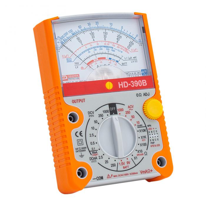 POWERMASTER HD-390B GENİŞ EKRAN ANALOG ÖLÇÜ ALETİ