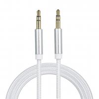 POWERMASTER 3.5 MM ERKEK/ERKEK RENKLİ STEREO 1 METRE KUTULU ÖRGÜLÜ AUX KABLO