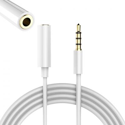 POWERMASTER 3.5 MM ERKEK/DİŞİ 4 BOĞUMLU AUX STEREO UZATMA 1 METRE POŞETLİ KABLO