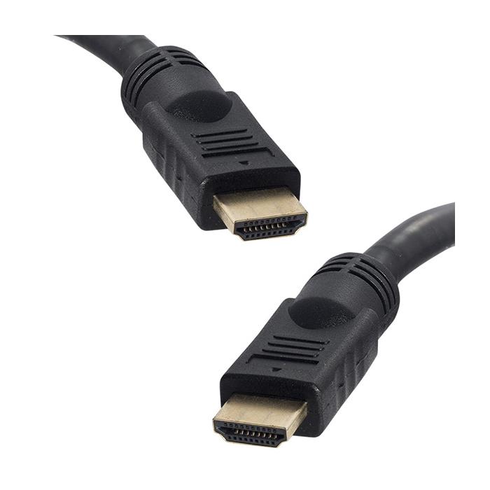 POWERMASTER PLASTİK DÜZ SİYAH 25 METRE GOLD POŞETLİ HDMI KABLO