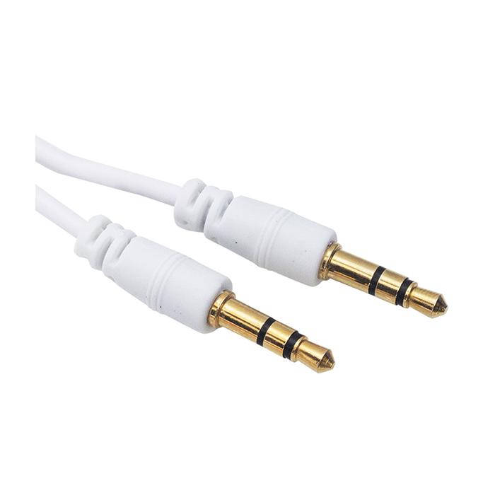 POWERMASTER 3.5 MM ERKEK/ERKEK STEREO 1.5 METRE KIRMIZI-BEYAZ KABLO