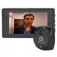 POWERMASTER PM-24933 4 EKRANLI KAMERALI KAYIT ÖZELLİKLİ AKILLI ÇELİK KAPI DÜRBÜNÜ ZİLİ