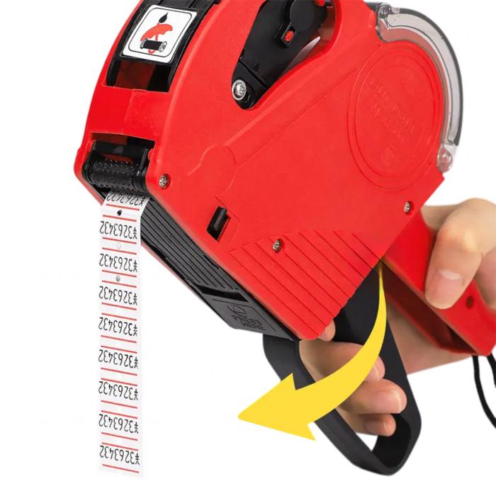 POWERMASTER MX6600 ETİKET MAKİNESİ 8 KARAKTER (TL-USD-$-¥-EXP-HK-RS-€-NO-RP-RM) 230X135X40MM