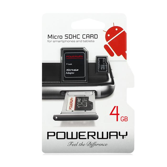 POWERWAY PWR-4 4 GB MICRO SD HAFIZA KARTI