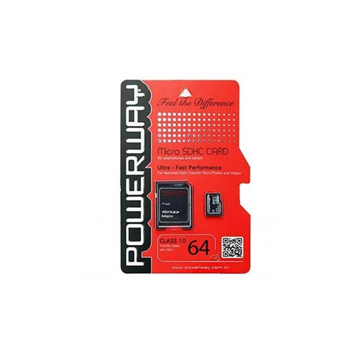 POWERWAY PWR-64 64 GB MICRO SD HAFIZA KARTI