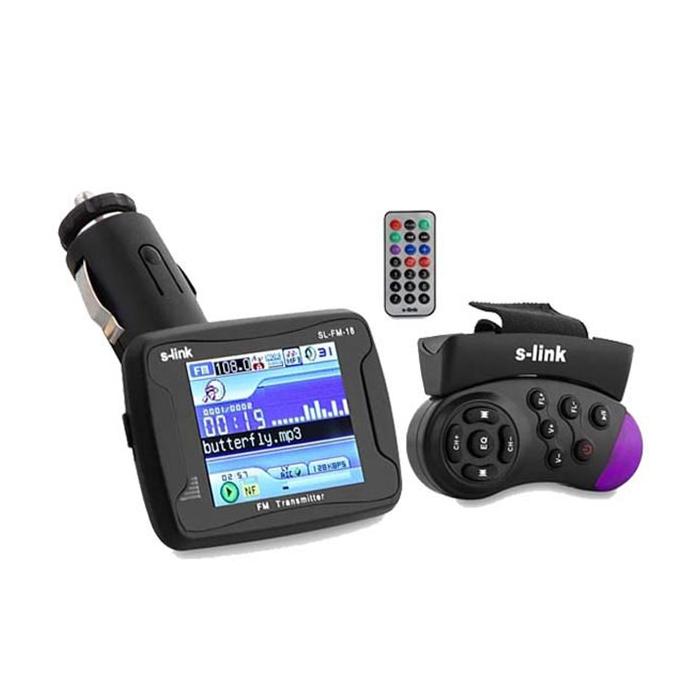 S-LINK SL-FM18 2 GB EKRANLI MP4 SD/USB FM TRANSMİTTER