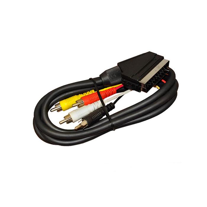 SCART TO 4 RCA 10 METRE KABLO