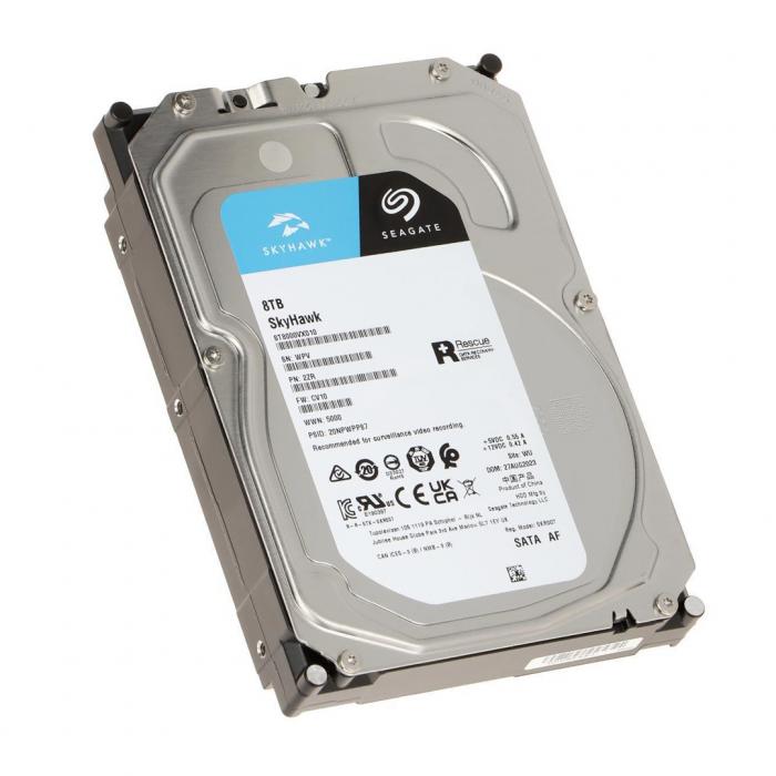 SEAGATE SKYHAWK 3.5 8 TB SATA3 SV35 7/24 GÜVENLİK HARDDİSK ST8000VX010 (3 YIL RESMI DİST GARANTİLİ)