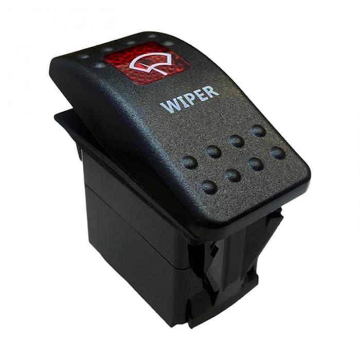 SİLECEK IŞIKLI 3P ON-OFF 12-24V MARIN SWITCH (IC-134M-S12)