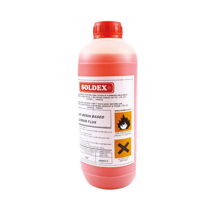 SOLDEX ASR-41 KIRMIZI RENK 1 LİTRE KÖPÜREBİLİR SIVI FLUX