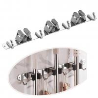 SUNUP SN-26349 ÜÇ KANCALI ÇİFT KLİPSLİ PASPAS-SÜPÜRGE TUTUCU - ASKILIK