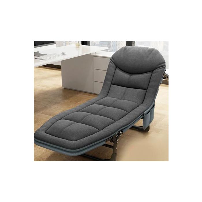 SUNUP SN-24922 TAŞINABİLİR AYARLANABİLİR 5 KADEME SÜNGER KAMP YATAK ŞEZLONG (KOYU GRİ)