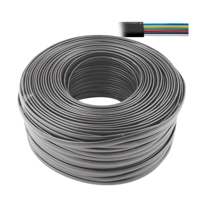 TELEFON KABLOSU 6LI FLAT KÖKEN 100 METRE ARTAR