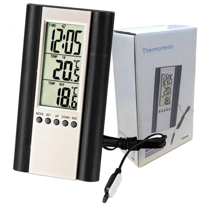 TT TECHNIC H6308B ISI ÖLÇER*SAAT*ALARM TERMOMETRE