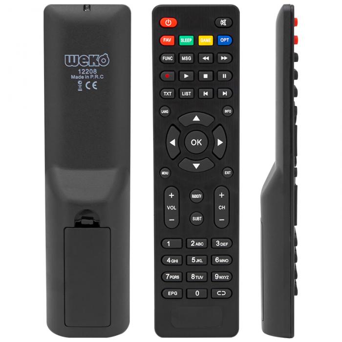 FULLY KR TELEDÜNYA 9600 HD*HD-8900*NETA*KABLO TV UYDU KUMANDASI (12208=33267) (40068=12208)