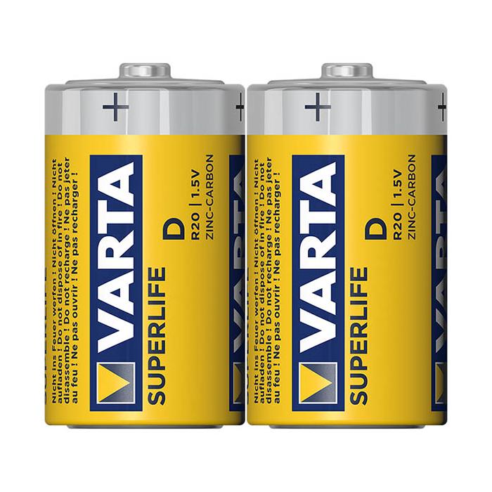 VARTA SUPERLIFE ÇİNKO BÜYÜK BOY D PİL (24LÜ PAKET FİYAT)