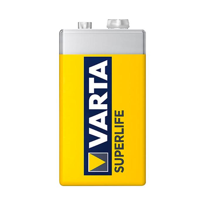 VARTA SUPERLIFE ÇİNKO 9 VOLT PİL (12Lİ PAKET FİYATI)