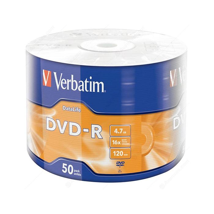 VERBATİM DVD-R 4.7GB 16X 120DK 50Lİ PAKET FİYAT