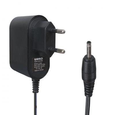 WEKO 5 VOLT - 2 AMPER 2.5*0.7 İNCE UÇ YERLİ ÜRETİM PRİZ TİPİ TABLET PC ADAPTÖRÜ