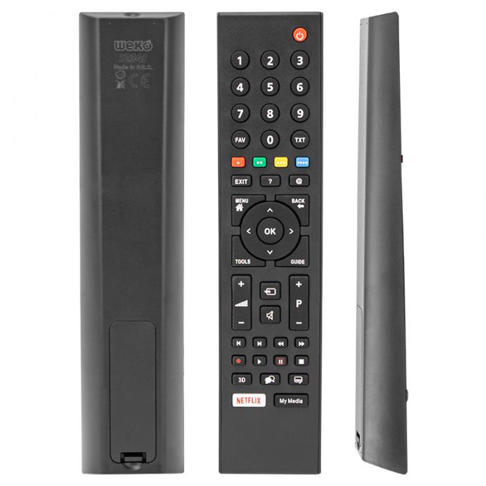 ESPADA KL ARÇELİK-BEKO NETFLIX-MY MEDIA TUŞLU LCD LED TV GENİŞ KALIP KUMANDA (70120=40024=12341) 16495