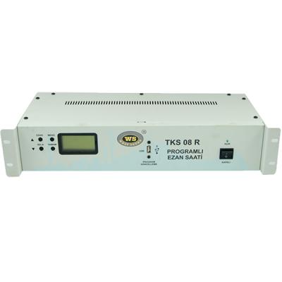 WESTSOUND TKS-08R V2 RACK TİPİ PROGRAMLI EZAN*SELA SAATİ (81 İL İÇİN UYGUN*3 FARKLI HOCA SES*19)