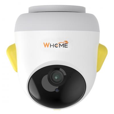WHOME YAPAY ZEKA DESTEKLİ 2K PTZ GECE GÖRÜŞLÜ SARI WİFİ BEBEK GÜVENLİK KAMERASI