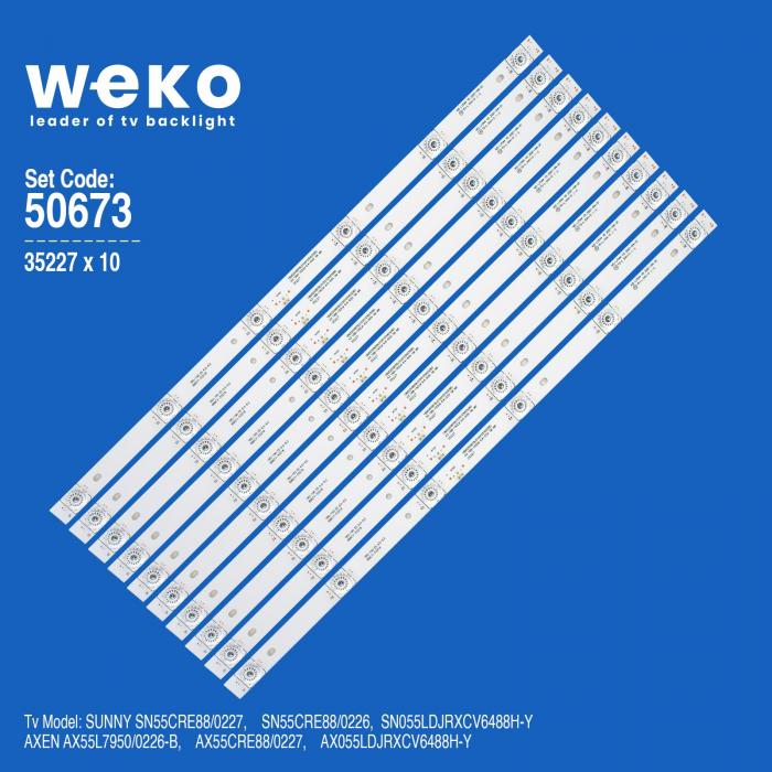 WKSET-5673 35227X10 MS-L1544 V5 - A4  10 ADET LED BAR