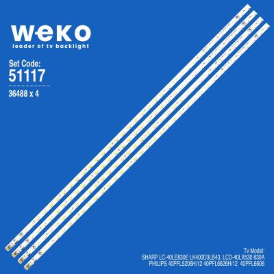 WKSET-6117 36488X4 SLED 2011SSP40 36 4214 GD REV0  4 ADET LED BAR (36LED)