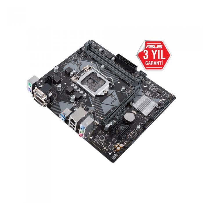 ASUS PRIME H310M-K R2.0  H310 2xDDR4 VGA/DVI 1xGLAN USB 3.1 16X 1151v2 PIN ANAKART