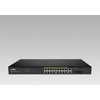 CNET (CSH-1602GSP) 16 PORT 10/100 2xGIGABIT COMBO POE 250W SWITCH