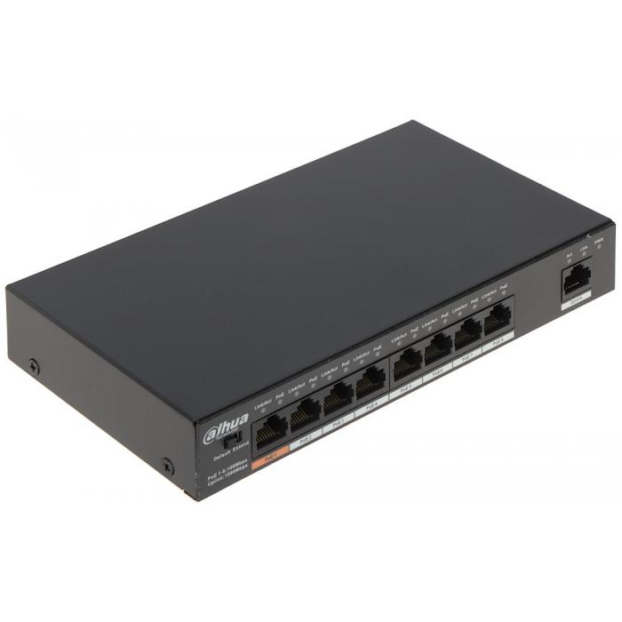DAHUA (PFS3009-8ET1GT-96-V2) 8 PORT L2 1GE UPLINK PORT SWITCH-96W