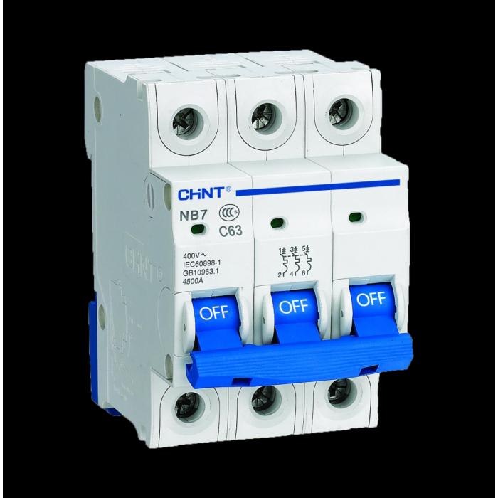 NB7 SERİSİ 3 KUTUPLU OTOMATİK SİGORTALAR