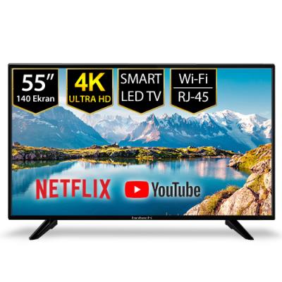 BOTECH (BSE55-LXMTR) 55 INC (140CM) 50HZ SMART 4K DAHİLİ WİFİ5 SİYAH LED TV
