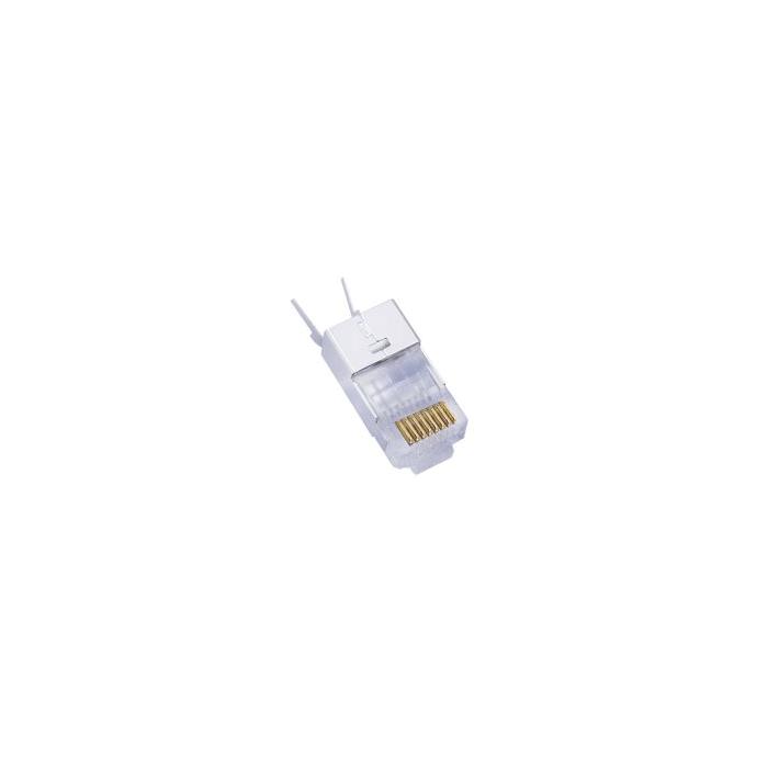 ORING (MPC6A7F50) RJ45 (8P/8C) CAT6A CAT7 FTP MODÜLER PLUG 50U (SHILDID)(PAKET 10 ADET)