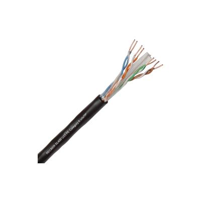 REÇBER (506026) SL400 F/U23 CAT6 F/UTP 23AWG PE SİYAH DIŞ ORTAM KABLO (500MT.)
