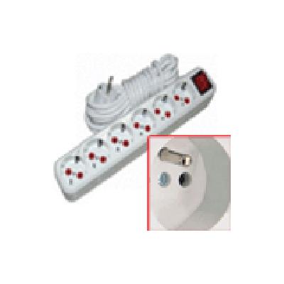 SCHNEIDER 6 LI 2MT.UPS IŞIKLI ANAHTAR TOPRAKLI GRUP PRİZ