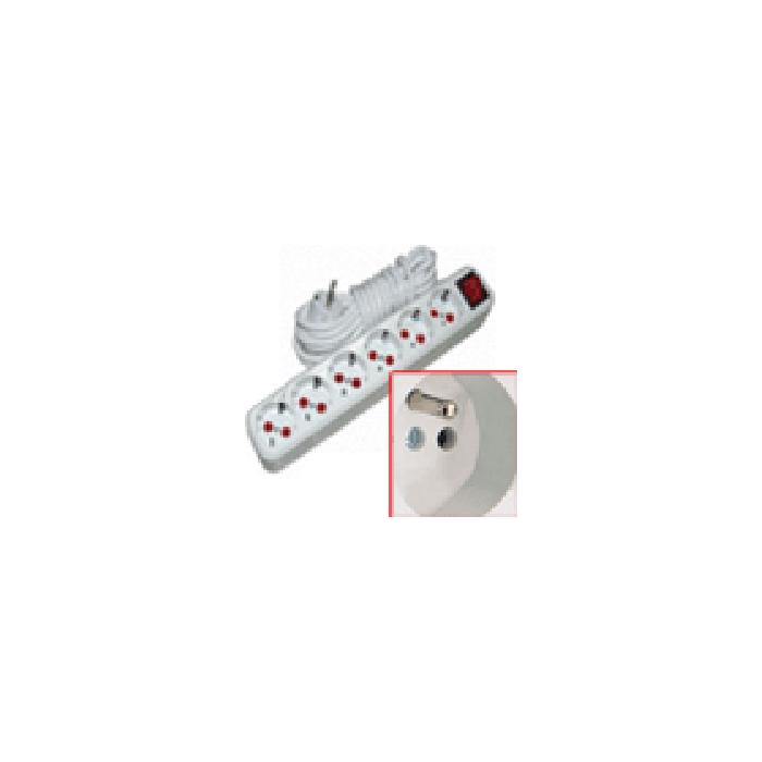 SCHNEIDER 6 LI 2MT.UPS IŞIKLI ANAHTAR TOPRAKLI GRUP PRİZ