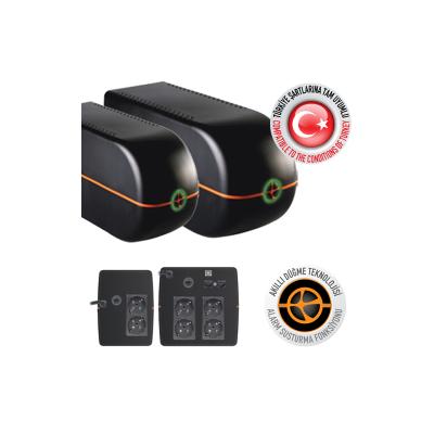 TUNÇMATİK (TSK5208) LITE II 1000VA LINEINTERACTIVE GÜÇ KAYNAĞI-UPS (2x12V 7AH 5-15 DAK.)